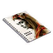 Cooles Boho Frida Retro-Notebook bleibe Notizblock (Rechte Seite)