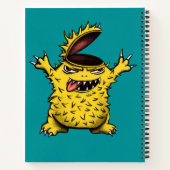Cooles böses Monster Notizblock (Rückseite)