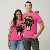 Cooles Boxer-Hundegesicht T-Shirt (Unisex)