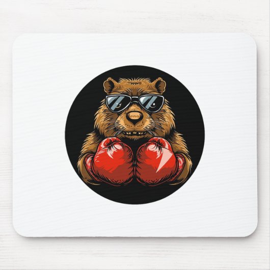 Cooles Boxschlauchdesign für einen Knock-out-Stil Mousepad (Vorne)