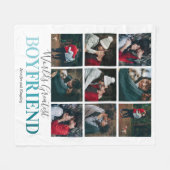Cooles Boyfriend-Geschenk | WELTBESTES FOTO Fleecedecke (Vorderseite (Horizontal))