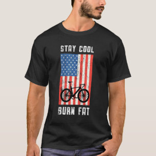Cooles Brennen Fett Bike bleibe Reifen Mtb Biker F T-Shirt