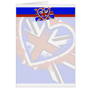 Cooles britisches Flaggenherzendesign