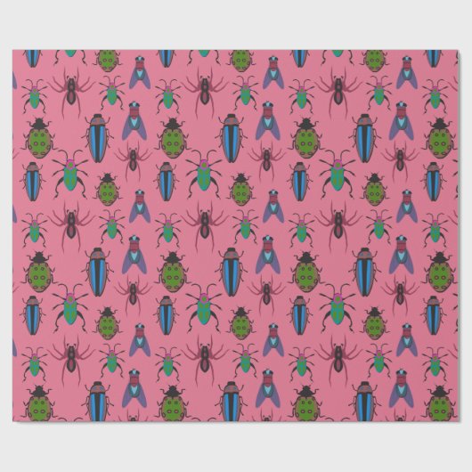 Cooles Bugmuster Geschenkpapier (Flach)