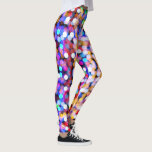 Cooles buntes Trendy mutiges Confetti Bokeh Leggings<br><div class="desc">Sehr cool und stilvoll, mit Ihrem addierten Monogramm, kennzeichnen diese Leggings einen bunten hellen Lichter bokeh Entwurf der Goldes, Lila und Blauer und weißer Lichter des Rosas, /Confetti. Löschen Sie leicht das Monogramm, wenn Sie gewünscht werden. Ob Sie sie zur Turnhalle oder eine Nacht heraus mit Ihren Freunden tragen, sind...</div>