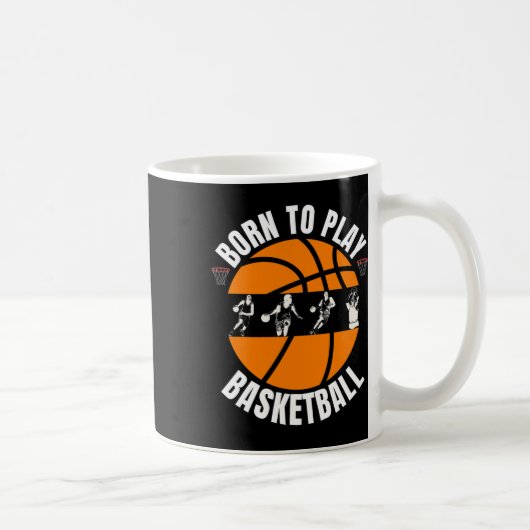 Cooles Bysketbydesign Bysketbyll Players Fans Bys Kaffeetasse (Rechts)