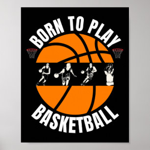 Cooles Bysketbydesign Bysketbyll Players Fans Bys Poster