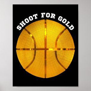 Cooles Bysketbyll Mvp Player Award Gewinner Team M Poster