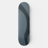 Cooles Cadet Marble Blue Gray Skateboard (Vorderseite)