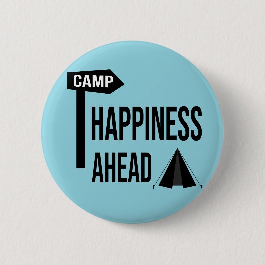Cooles Camping Button (Vorderseite)