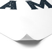 Cooles Camping Camper Feuer im Val Piora Poster (Ecke)