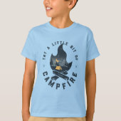 Cooles Camping Camper Feuer im Val Piora T-Shirt (Vorderseite)