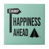 Cooles Camping Fliese (Vorderseite)