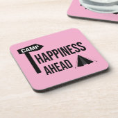 Cooles Camping Getränkeuntersetzer (Linke Seite)