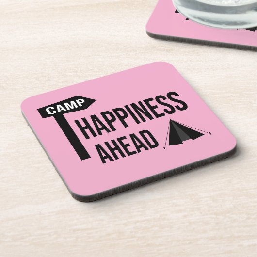 Cooles Camping Getränkeuntersetzer (Linke Seite)