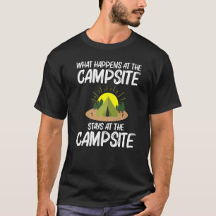 Cooles Camping Kunst für Männer Frauen Außenterras T-Shirt