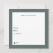 Cooles Camping liebt Party Einladung (Rückseite)