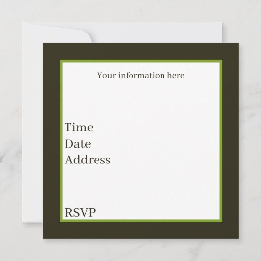 cooles Camping liebt Party hinzufügen Einladung (Rückseite)