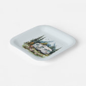 Cooles Camping liebt Party Pappteller (Gewinkelt)