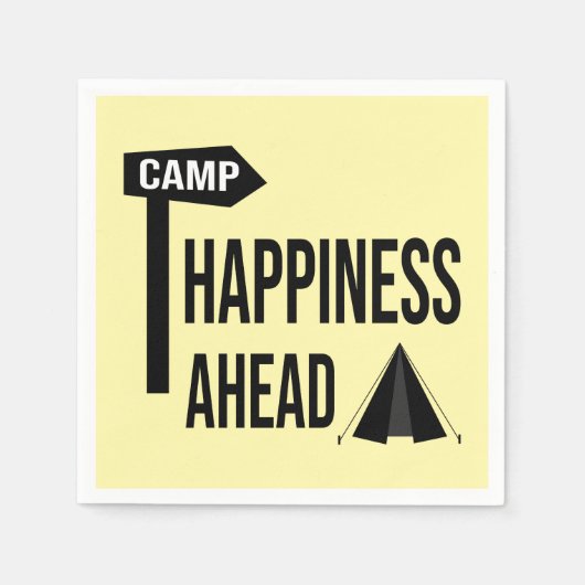 Cooles Camping Serviette (Vorderseite)