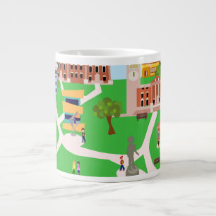Cooles Campus-Design Jumbo-Tasse