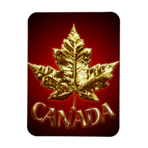 Cooles Canada Magnet Gold Canada Leaf Souvenir