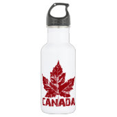 Cooles Canada Retro Maple Leaf Souvenir Trinkflasche (Vorderseite)