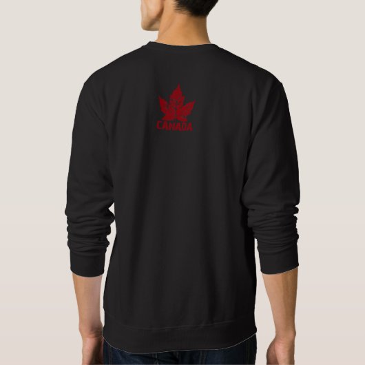 Cooles Canada Sweatshirt Retro Maple Leaf Souvenir (Rückseite)