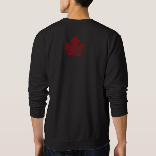 Cooles Canada Sweatshirt Retro Maple Leaf Souvenir (Rückseite)