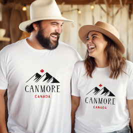 Cooles Canmore - Kanada - Ahornblättern T-Shirt