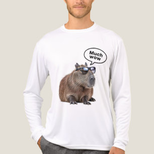 Cooles Capybara Foto Sonnenbrille tragen Capybara Tri-Blend Shirt