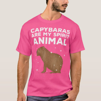 Cooles Capybara für den Rodent Spirit Animal Zoolo T-Shirt