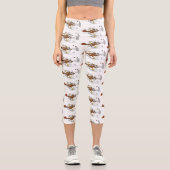 Cooles Cartoon mit lustiger Ausführung Capri Leggings (Vorderseite)