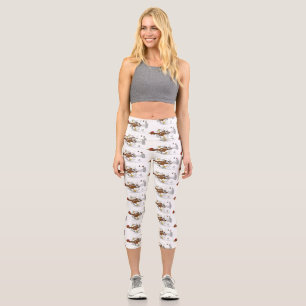 Cooles Cartoon mit lustiger Ausführung Capri Leggings