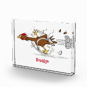 Cooles Cartoon mit lustiger Ausführung Fotoblock (Rechts)