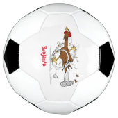 Cooles Cartoon mit lustiger Ausführung Fußball (Gedreht)