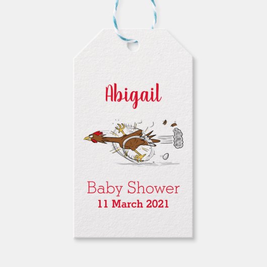 Cooles Cartoon mit lustiger Ausführung Geschenkanhänger (Vorderseite)