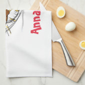 Cooles Cartoon mit lustiger Ausführung Geschirrtuch (Viertel Falte)