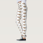 Cooles Cartoon mit lustiger Ausführung Leggings (Links)