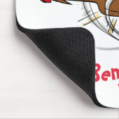 Cooles Cartoon mit lustiger Ausführung Mousepad (Ecke)