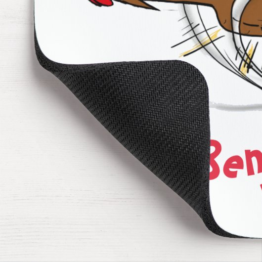 Cooles Cartoon mit lustiger Ausführung Mousepad (Ecke)