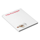 Cooles Cartoon mit lustiger Ausführung Notizblock (angewinkelt)