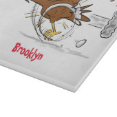 Cooles Cartoon mit lustiger Ausführung Schneidebrett (Ecke)