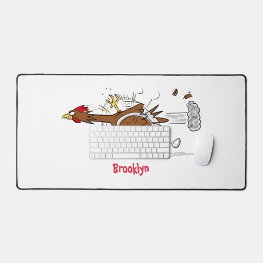 Cooles Cartoon mit lustiger Ausführung Schreibtischunterlage (Tastatur & Maus)