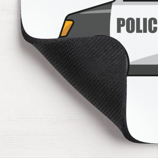 Cooles Cartoon-Polizei-Auto Mousepad (Ecke)