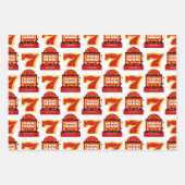 Cooles Casino-Party Geschenkpapier Set (Vorderseite 2)