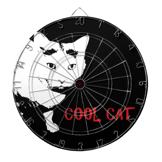 COOLES CAT-DARTBOARD DARTSCHEIBE (vorne)