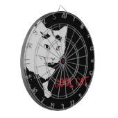 COOLES CAT-DARTBOARD DARTSCHEIBE (Vorderseite Links)