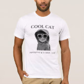 Cooles Cat Investigations LLC Logo tee (Vorderseite)