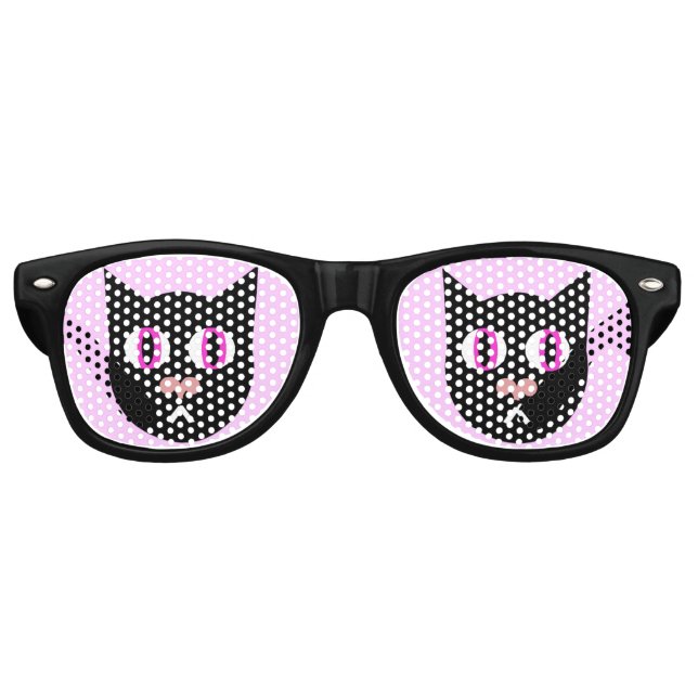 Cooles Cat Party Shades Sonnenbrille (Vorderseite)